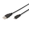 CABLE USB 2.0 | EWENT | DISPOSITIVOS | USB A - MICRO USB A | NEGRO | 1.8 M