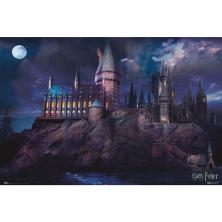 Poster hatty potter castillo de hogwarts