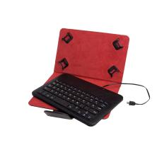 Funda universal + teclado con cable phoenix para tablet - ebook 7 - 8''  negra micro usb