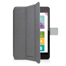 Funda cover case phoenix para tablet - ipad mini 2 - 4 aprox de 7.5 a  material tipo skay gris