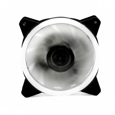 Ventilador Phoenix Doble LED | 12 cm | Blanco