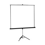 Pantalla de proyección con trípode Approx appP200T de 200x200 cm, formato cuadrado, tela blanca mate