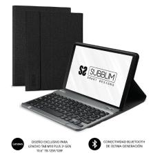 Funda con Teclado Subblim KeyTab Pro BT para Tablet Lenovo Tab M10 Plus de 10.6' 3a Gen/ Negra