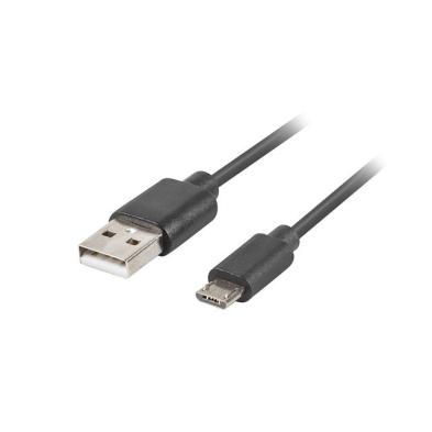 CABLE USB 2.0 | LANBERG | MICRO USB A - USB C | QUICK CHARGE 3.0 | NEGRO | 1.8M