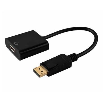 Adaptador Cable L-LINK DisplayPort Macho a HDMI Hembra Negro