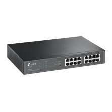 TP-Link TL-SG1016PE switch Gestionado L2 Gigabit Ethernet (10 100 1000) Energía sobre Ethernet (PoE) Negro