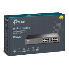 TP-Link TL-SG1016PE switch Gestionado L2 Gigabit Ethernet (10 100 1000) Energía sobre Ethernet (PoE) Negro