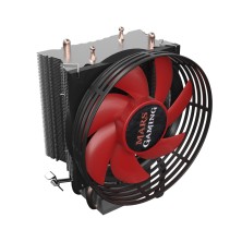Mars Gaming MCPU117 sistema de refrigeración para ordenador Procesador Enfriador 9 cm Negro, Metálico, Rojo