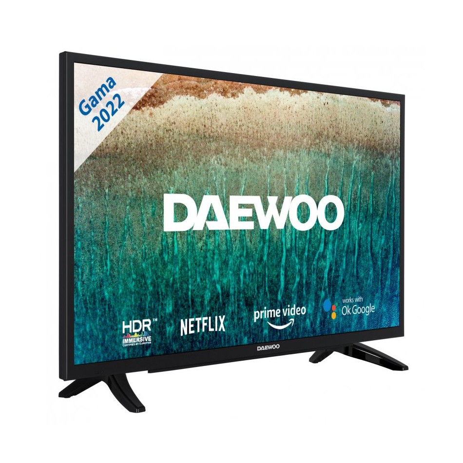 TELEVISIÓN DAEWOO SMART TV 39DE53HL 39" HD WIFI USB NEGRO