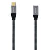 CABLE ALARGADOR USB 3.2 | AISENS | DISPOSITIVOS | USB C - USB C | GRIS | 1M
