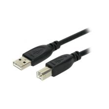 Cable USB 2.0 Impresora 3GO C113/ USB Macho - USB Macho/ 5m/ Negro
