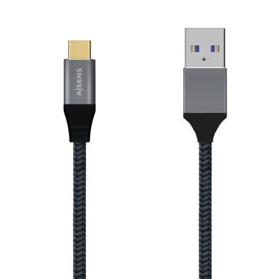 CABLE USB 3.2 | AISENS | DISPOSITIVOS | USB C - USB C | GRIS | 1M