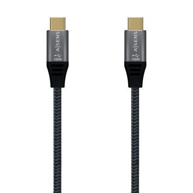 CABLE USB 3.2 | AISENS | DISPOSITIVOS | USB C - USB C | GRIS | 2M
