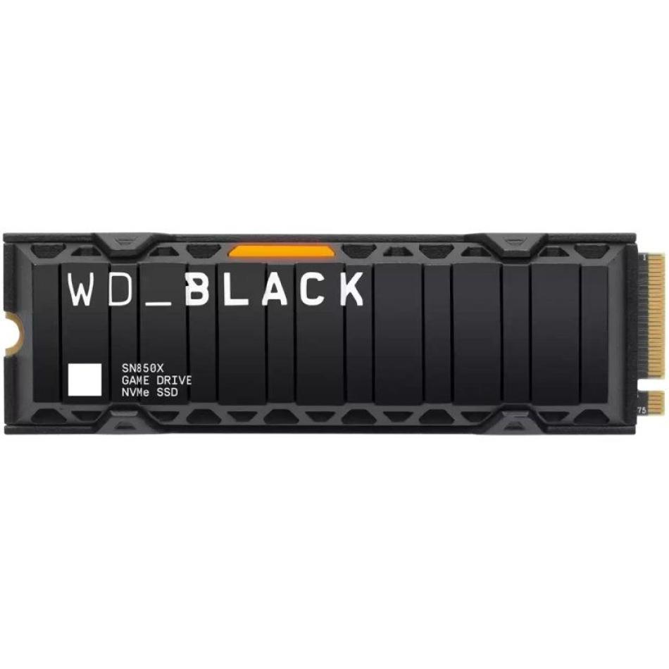 Disco SSD Western Digital WD Black SN850X 1TB/ M.2 2280 PCIe/ con Disipador de Calor