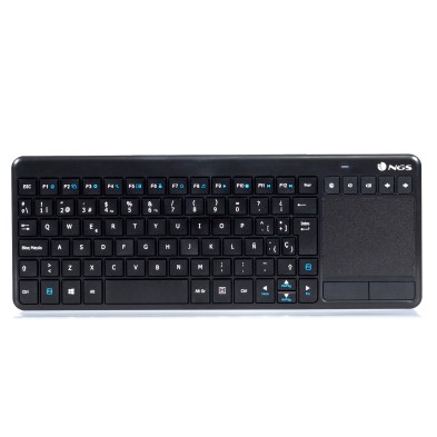 Teclado NGS TV Warrior | RF Inalámbrico | QWERTY | Negro