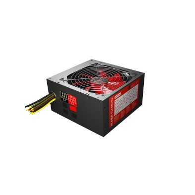 Fuente de alimentación Mars Gaming MPII850 850 W 20+4 pin ATX Negro, Rojo