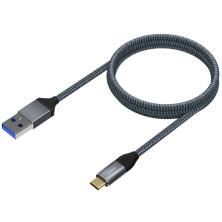 Cable USB 3.1 Aisens A107-0632/ USB Tipo-C Macho - USB Macho/ 1.5m/ Gris