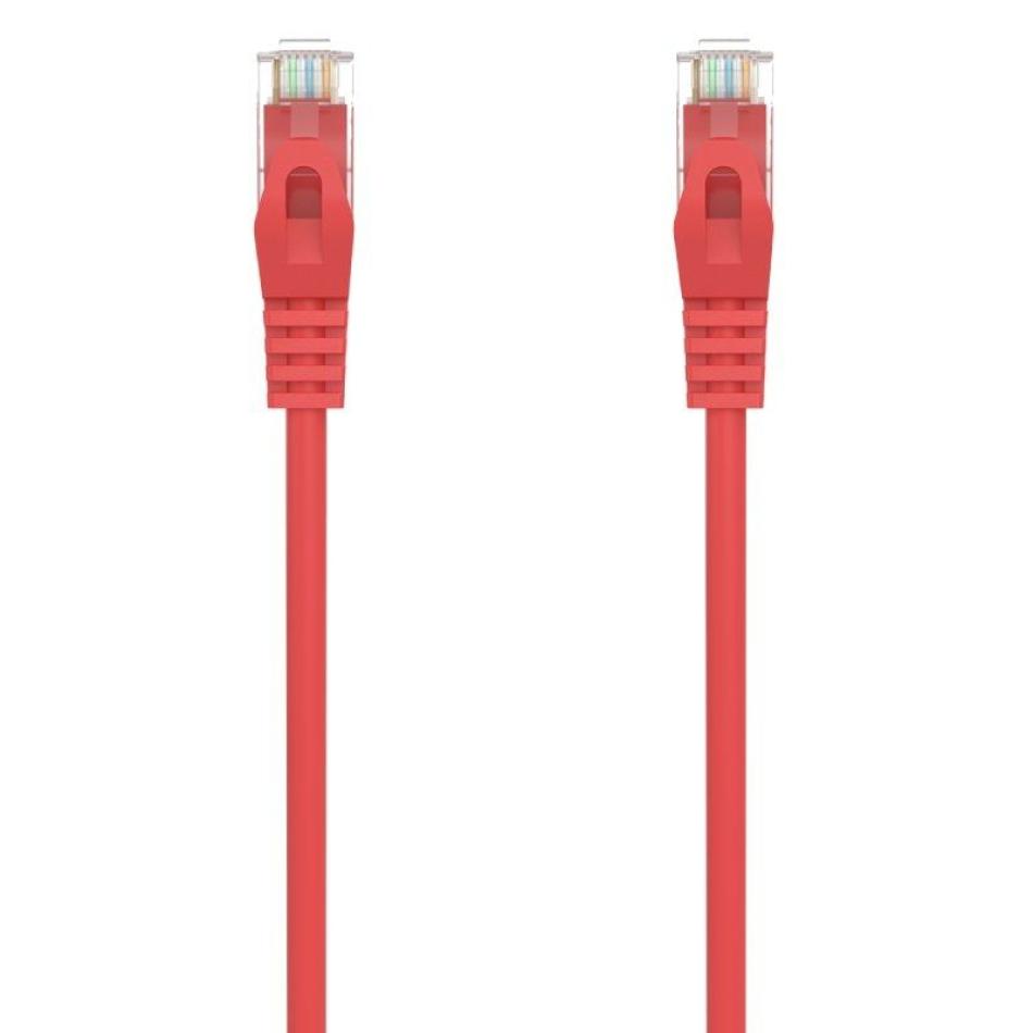 Cable de Red RJ45 AWG24 UTP Aisens A145-0559 Cat.6A/ LSZH/ 1m/ Rojo