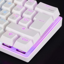 Mars Gaming MK60 Blanco Teclado Gaming Mecánico FRGB Antighosting Switch Mecánico