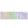 Teclado Mars Gaming MK422 RGB | Switch Mecánico Rojo | USB | Español | Blanco