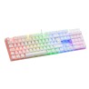 Teclado Mars Gaming MK422 RGB | Switch Mecánico Rojo | USB | Español | Blanco