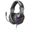 Mars Gaming MH122 FRGB Over Ear con Micrófono, Sonido HiFi, Cancelación de Sonido, Ultraligeros