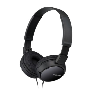 AURICULARES SONY MDR-ZX110 | SIN MICRÓFONO | ALÁMBRICO | NEGRO