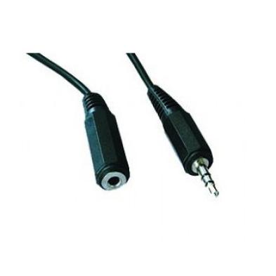 Cable de Audio Gembird | 3,5 mm/M - 3,5 mm/M | 3 M | Negro