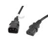 CABLE ALARGADOR LANBERG | ALIMENTACION CPU | 3M | NEGRO