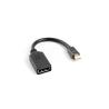 ADAPTADOR | LANBERG | DISPOSITIVOS | MINI DISPLAYPORT - DISPLAYPORT | NEGRO | 10CM