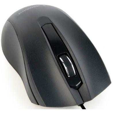 Ratón Óptico Gembird | USB Tipo A | Ambidextro | 1000 DPI | Negro