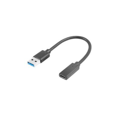 ADAPTADOR USB 3.1 | LANBERG | USB A - USB C | NEGRO | 15CM