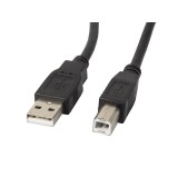 CABLE LANBERG IMPRESORA USB MACHO A USB MACHO NEGRO 0.5 M
