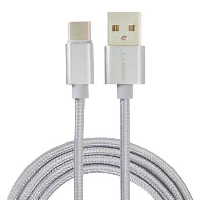 CABLE USB 2.0 | EIGHTT | DISPOSITIVOS | USB C - USB A | PLATA | 1M