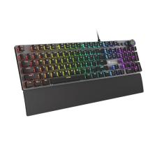 Teclado Gaming Genesis Thor 401 Brown Switch RGB | USB | QWERTY | Gris