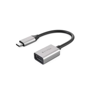 ADAPTADOR | HYPERDRIVE | USB 3.2 Gen 2 | USB C - USB A | PLATA | 30CM