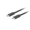 CABLE USB 3.1 | LANBERG | DISPOSITIVOS | 3.1 GEN 2 | USB C - USB C | NEGRO | 1.8M