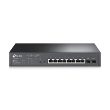 TP-Link TL-SG2210MP switch Gestionado L2 L2+ Gigabit Ethernet (10 100 1000) Energía sobre Ethernet (PoE) 1U Negro