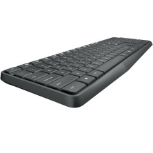 Logitech MK235 teclado Ratón incluido RF inalámbrico Portugués Gris