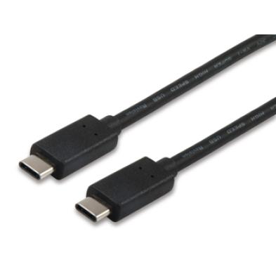 CABLE USB 2.0 | EQUIP | DISPOSITIVOS | USB C - USB C | NEGRO | 1 M