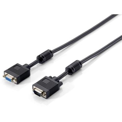 Cable VGA Equip 118807 | VGA (D-Sub) | 1,8 M | Negro