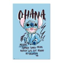 Poster lilo & stitch stitch ohana