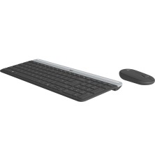 Logitech MK470 teclado Ratón incluido USB QWERTY Español Grafito