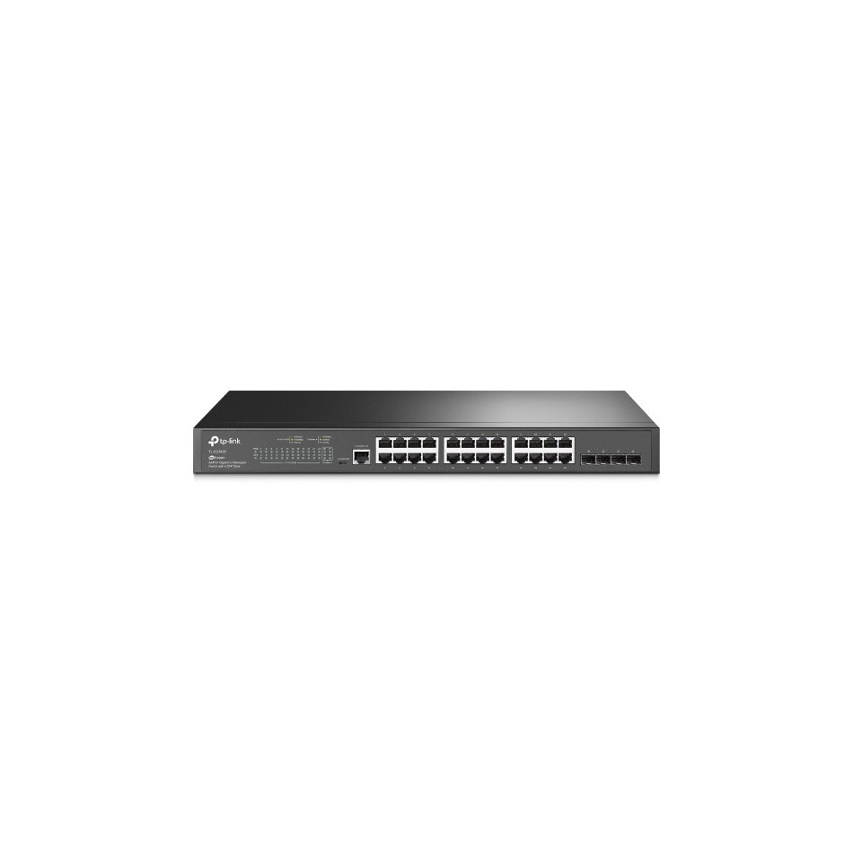 TP-Link TL-SG3428 switch Gestionado L2 L3 Gigabit Ethernet (10 100 1000) 1U Negro