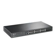 TP-Link TL-SG3428 switch Gestionado L2 L3 Gigabit Ethernet (10 100 1000) 1U Negro