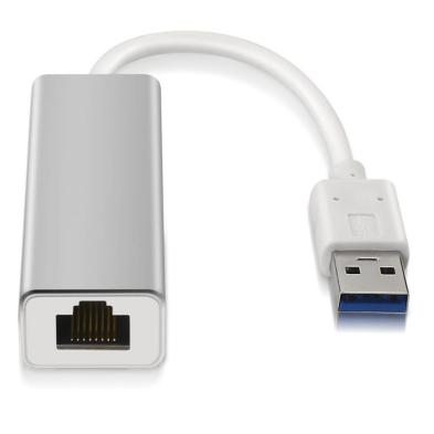 Adaptador AISENS A106-0049 | RJ45 - USB 3.0 | Plata | 15 cm