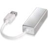 Adaptador AISENS A106-0049 | RJ45 - USB 3.0 | Plata | 15 cm