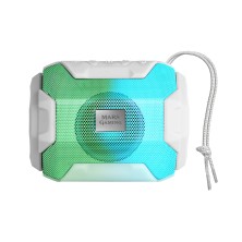 Mars Gaming MSBAXW, Altavoz Bluetooth 5.0 Compacto Blanco