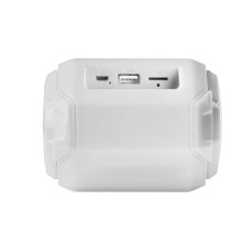 Mars Gaming MSBAXW, Altavoz Bluetooth 5.0 Compacto Blanco