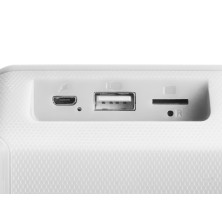 Mars Gaming MSBAXW, Altavoz Bluetooth 5.0 Compacto Blanco